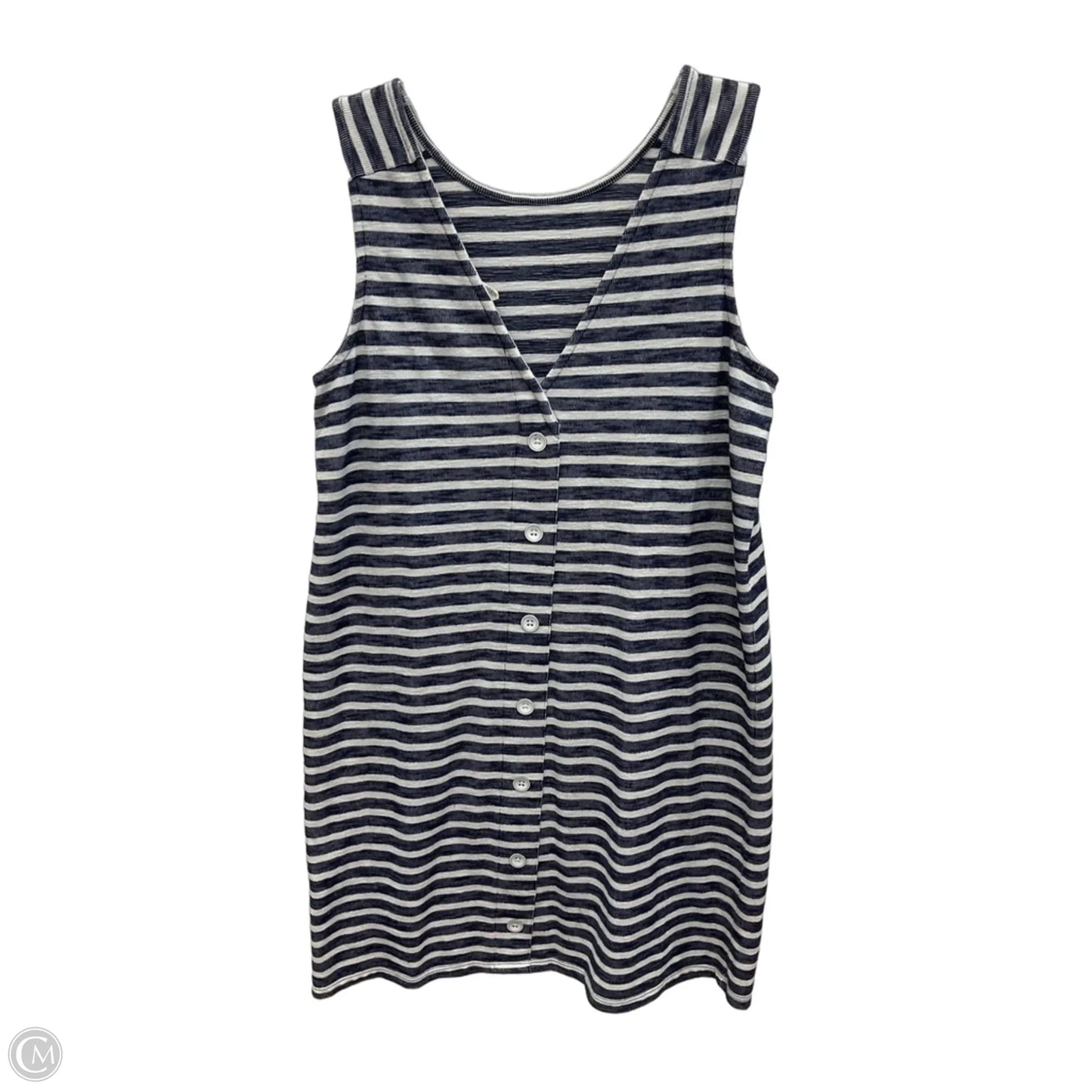 Dress Casual Midi By Caslon In Striped Pattern, Size: L
