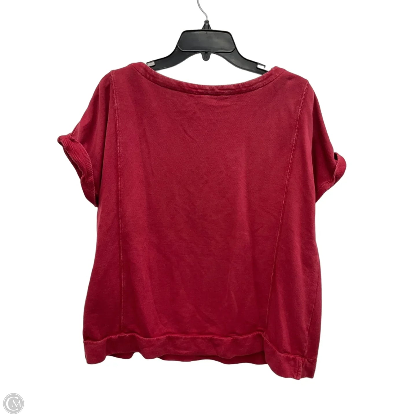 Top Short Sleeve By J. Jill In Red, Size: L