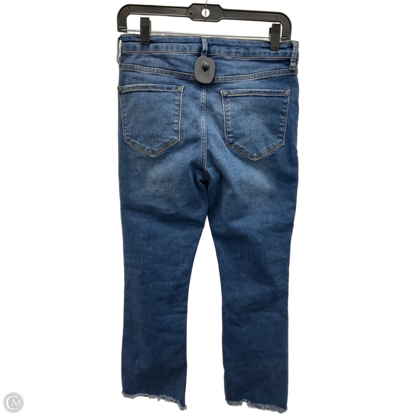 Jeans Straight By Free People In Blue Denim, Size: 6