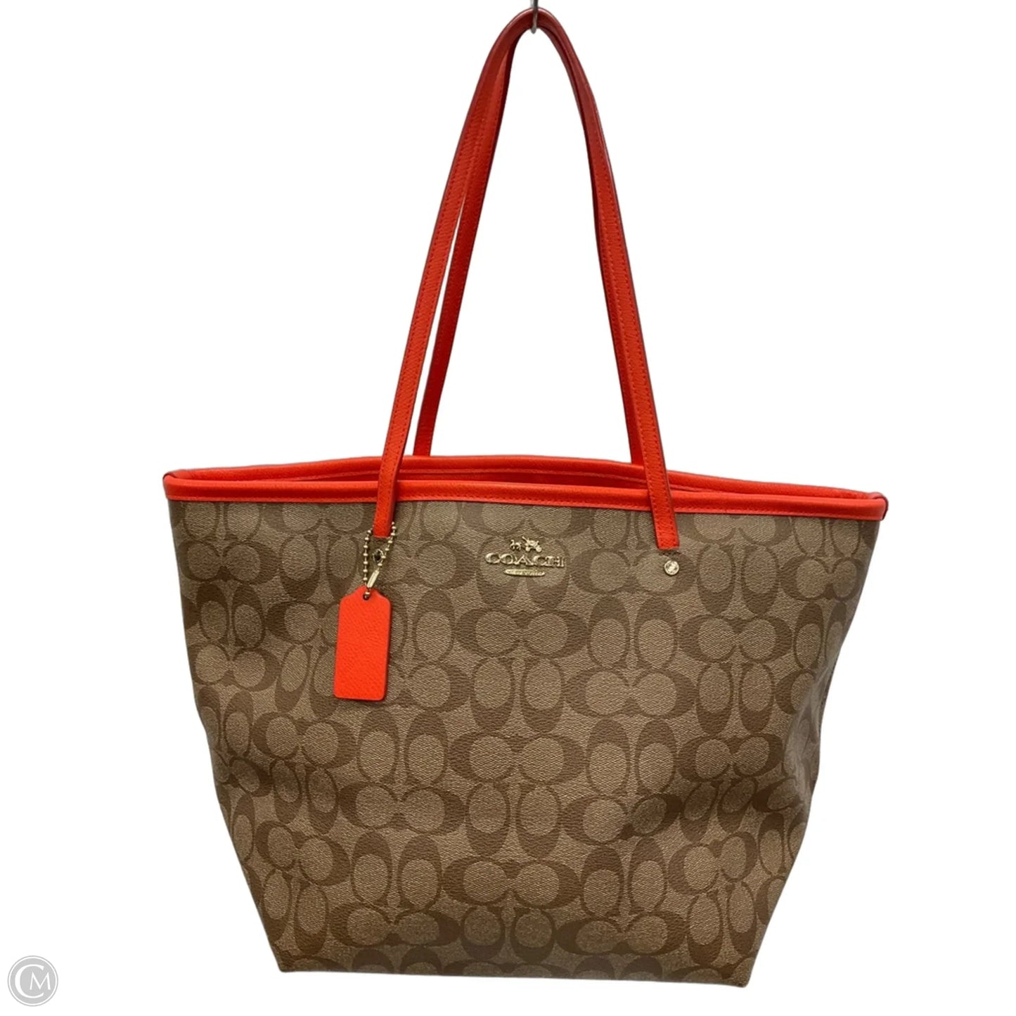 Tote Designer By Coach, Size: Large