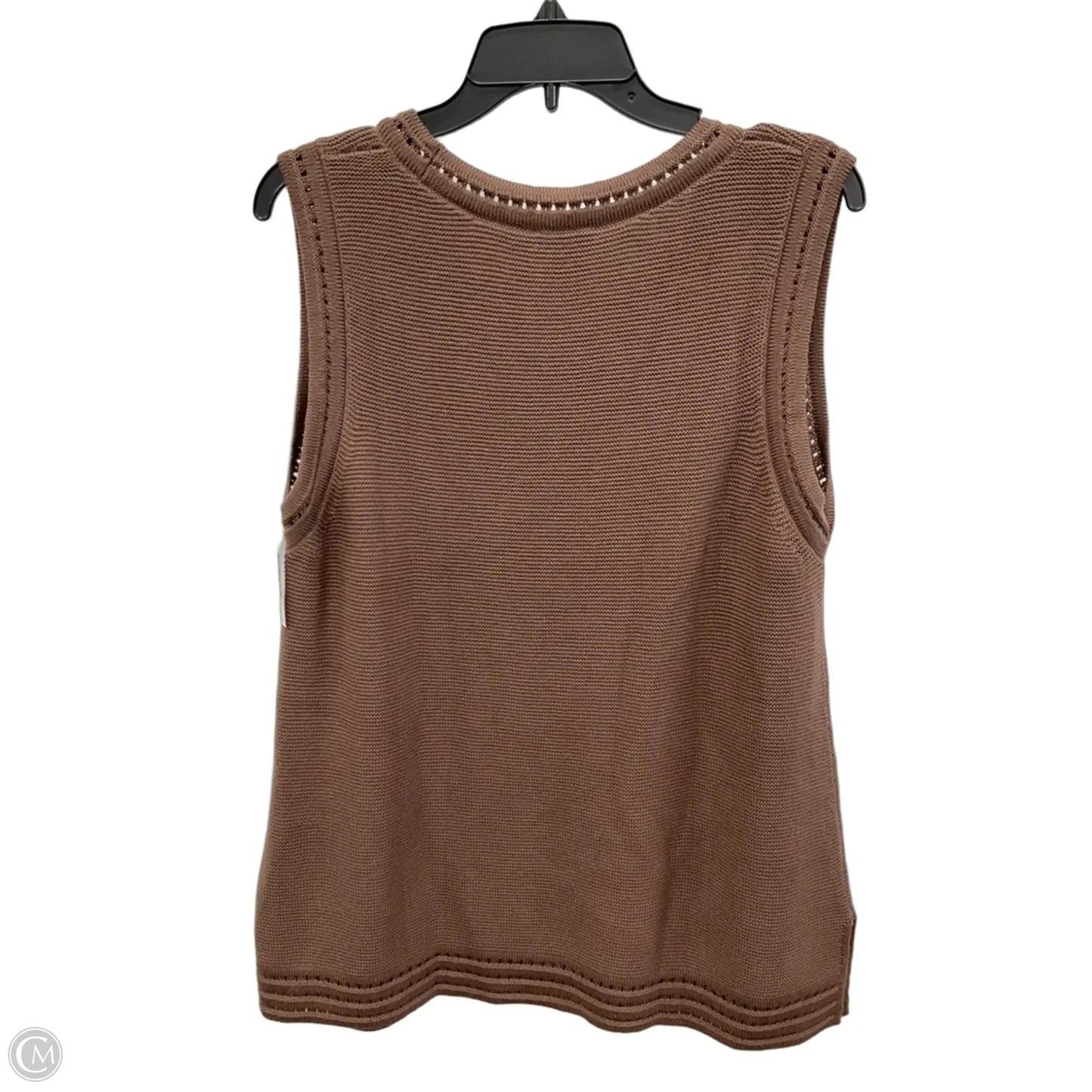 Top Sleeveless By J. Jill In Brown, Size: Lp