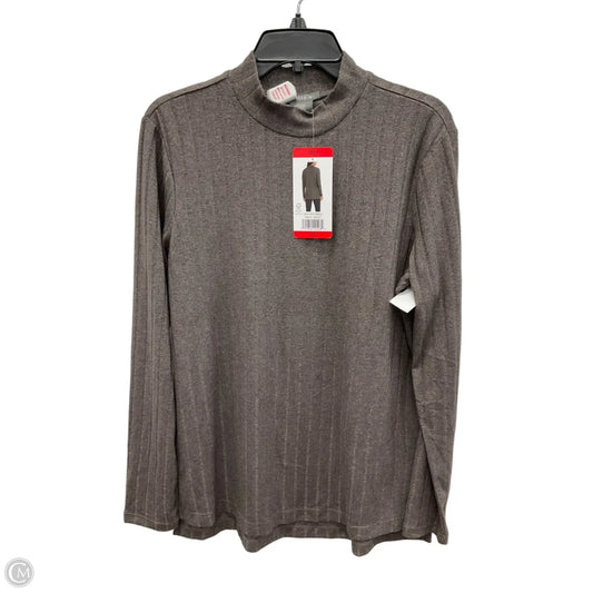 Top Long Sleeve By Matty M In Striped Pattern, Size: M