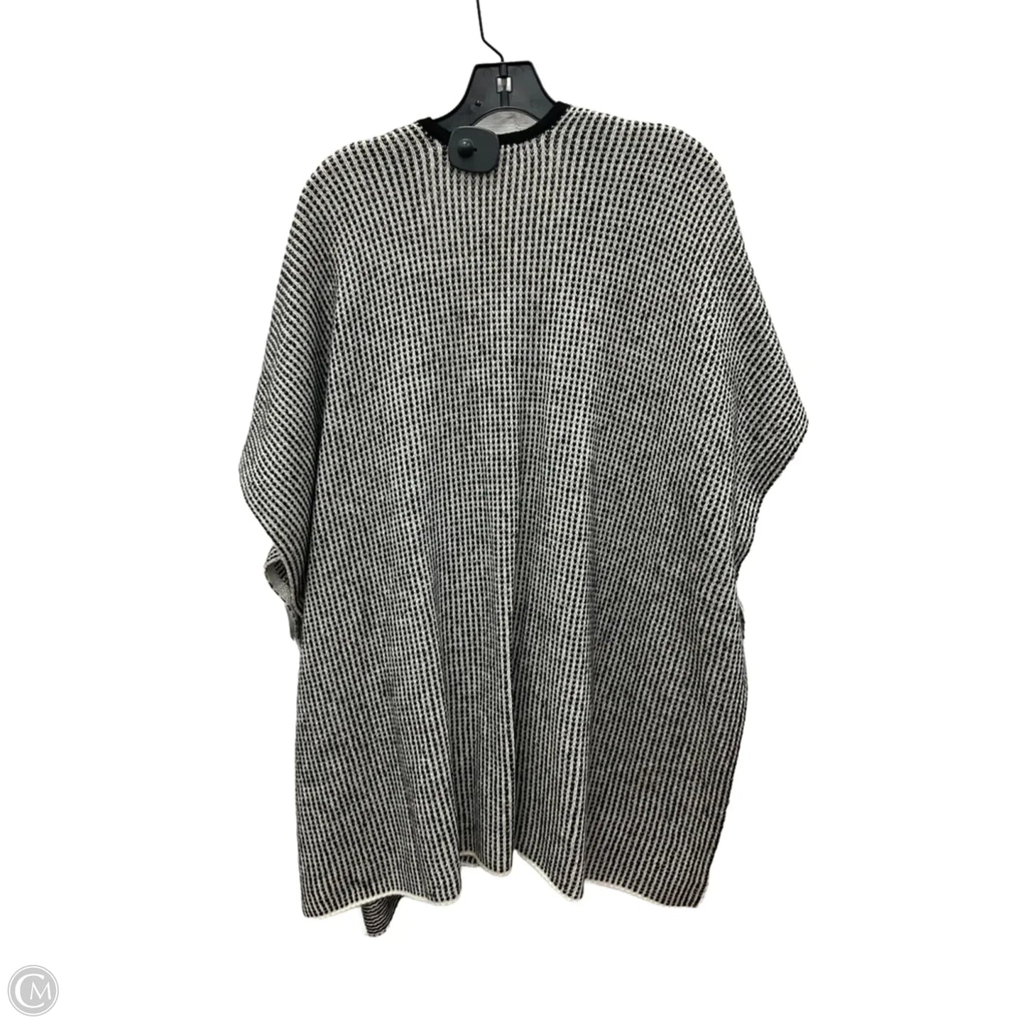 Poncho By Loft In Striped Pattern, Size: S