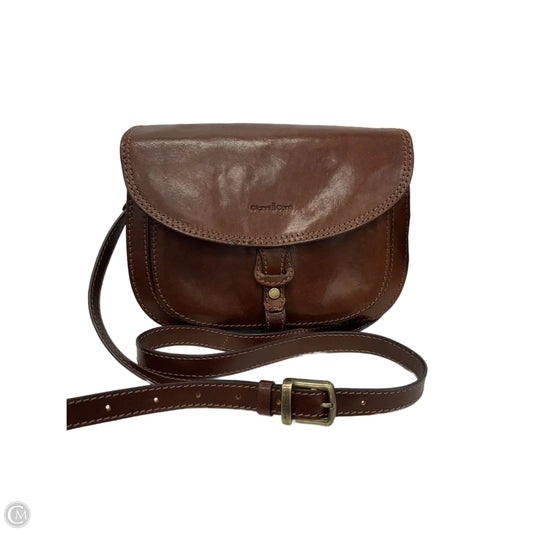 Handbag Leather By Cmb, Size: Medium