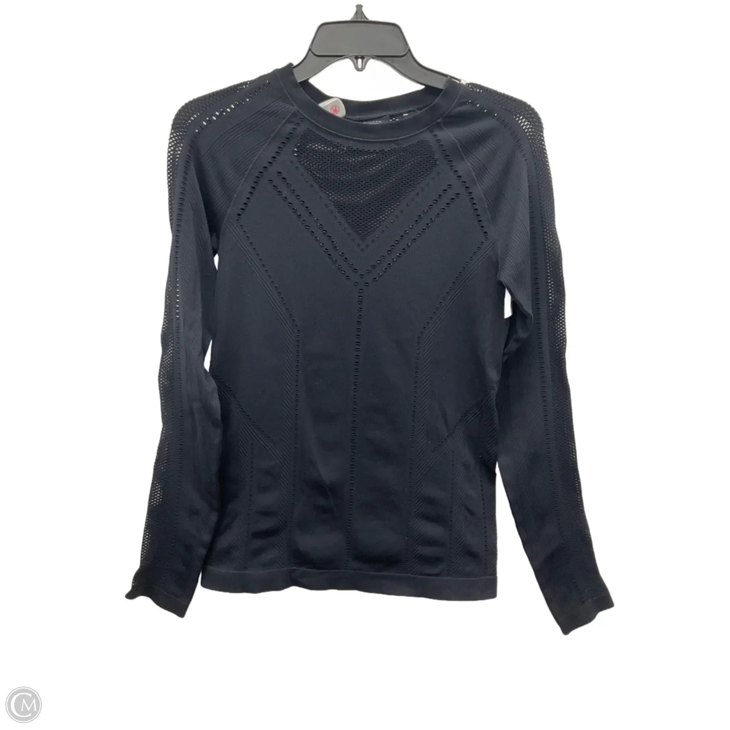 Athletic Top Long Sleeve Crewneck By Athleta In Black, Size: M