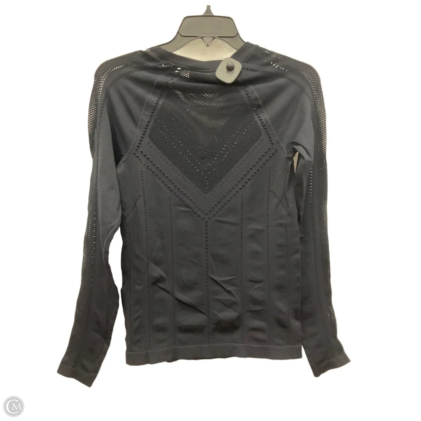 Athletic Top Long Sleeve Crewneck By Athleta In Black, Size: M