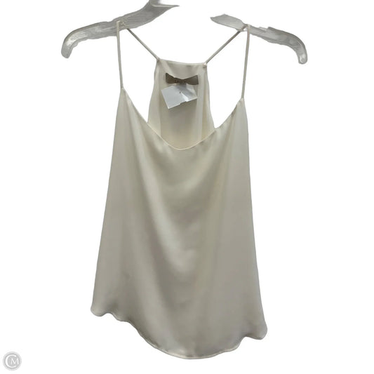 Top Sleeveless By Loft In White, Size: S