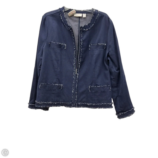 Cardigan By Chicos In Navy, Size: Xl