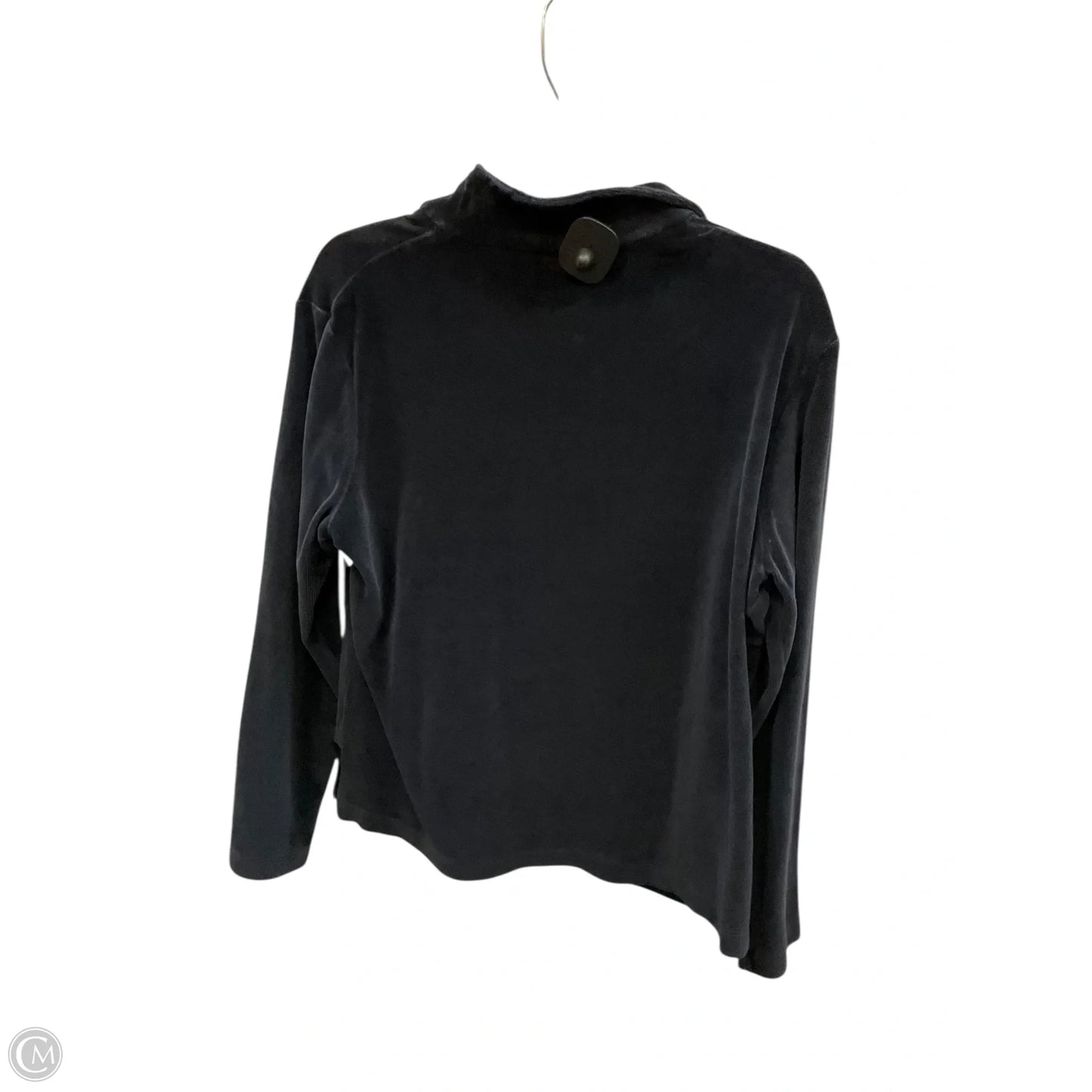 Top Long Sleeve By St Johns Bay In Black, Size: L