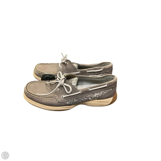 Shoes Flats By Sperry In Taupe, Size: 9.5