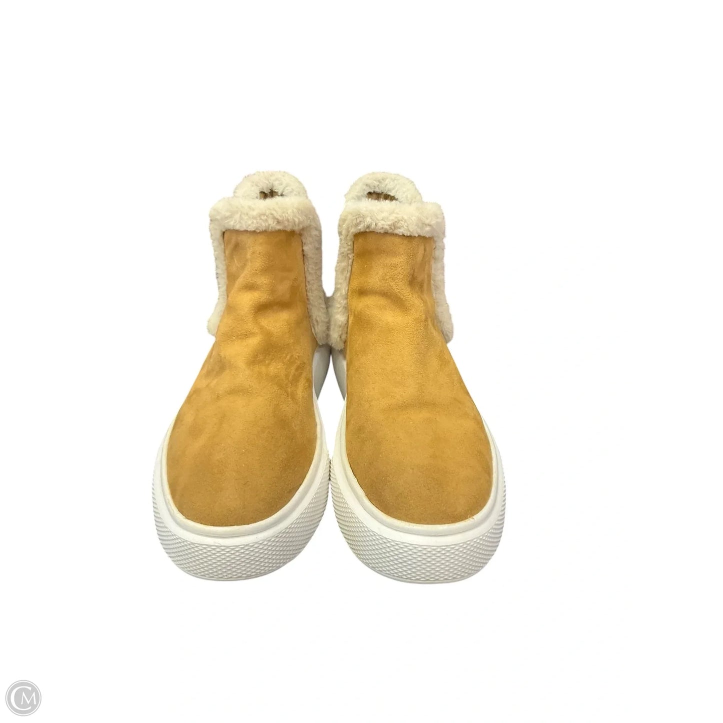 Boots Ankle Flats By Nine West In Tan, Size: 10