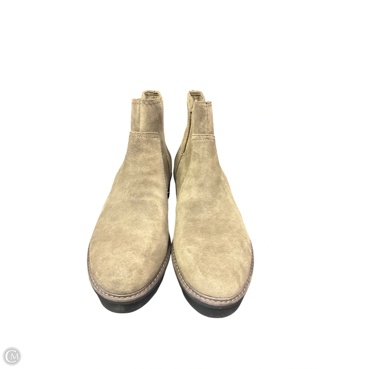 Boots Ankle Flats By Clarks In Brown, Size: 12