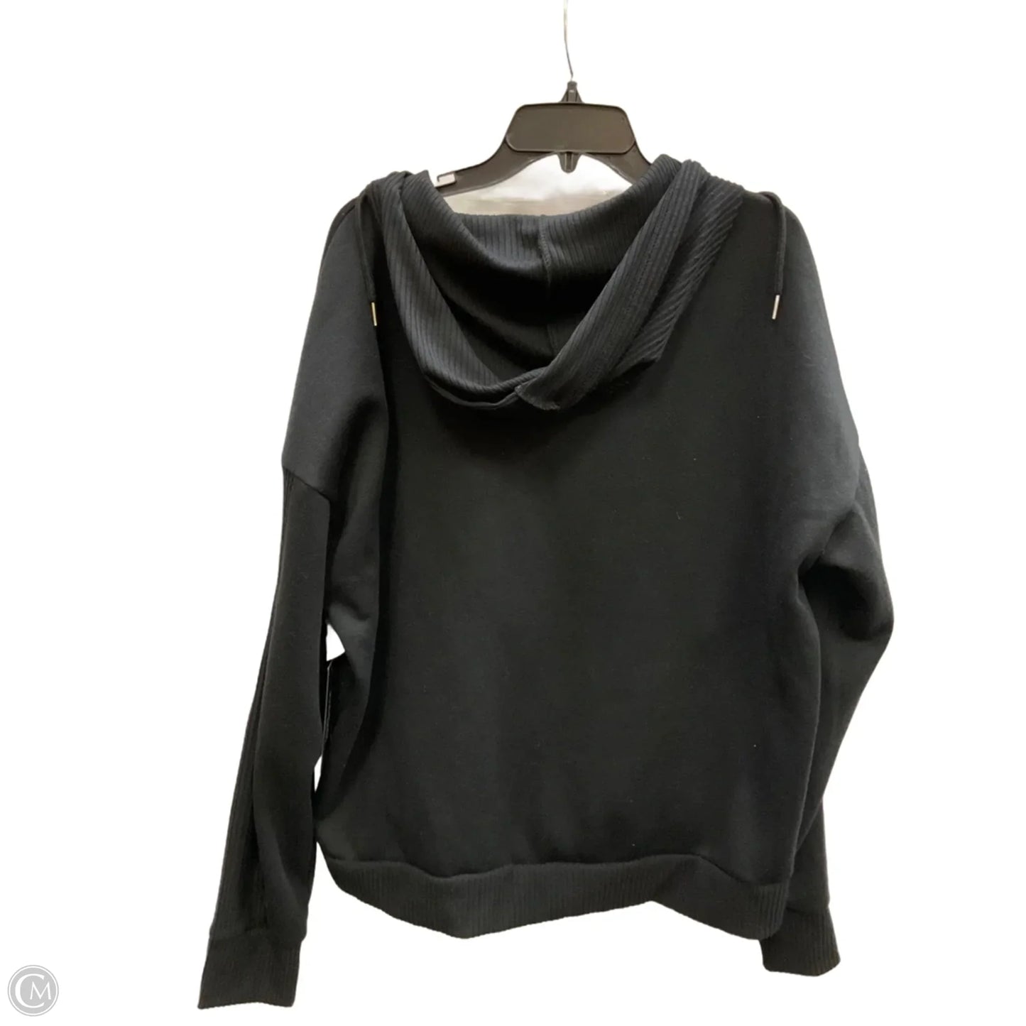 Sweatshirt Hoodie By Bebe In Black, Size: 3x
