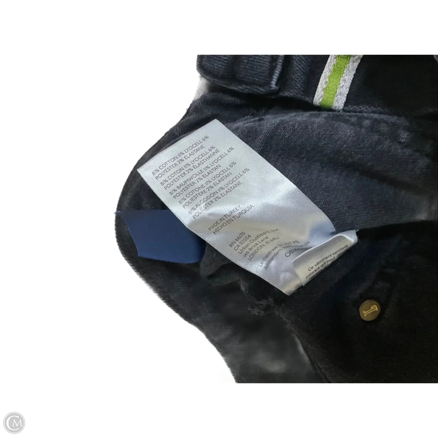 Jeans Flared By Pilcro In Black, Size: 8