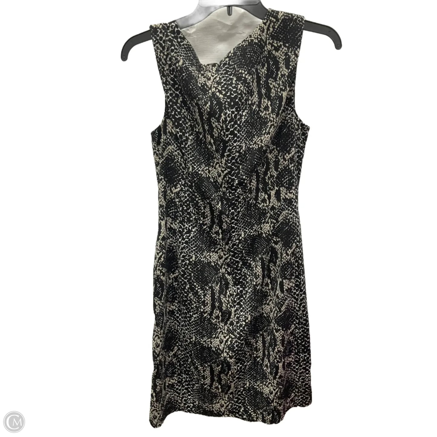 Dress Casual Midi By Ann Taylor In Animal Print, Size: 8