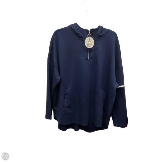 Sweatshirt Collar By Clothes Mentor In Navy, Size: M