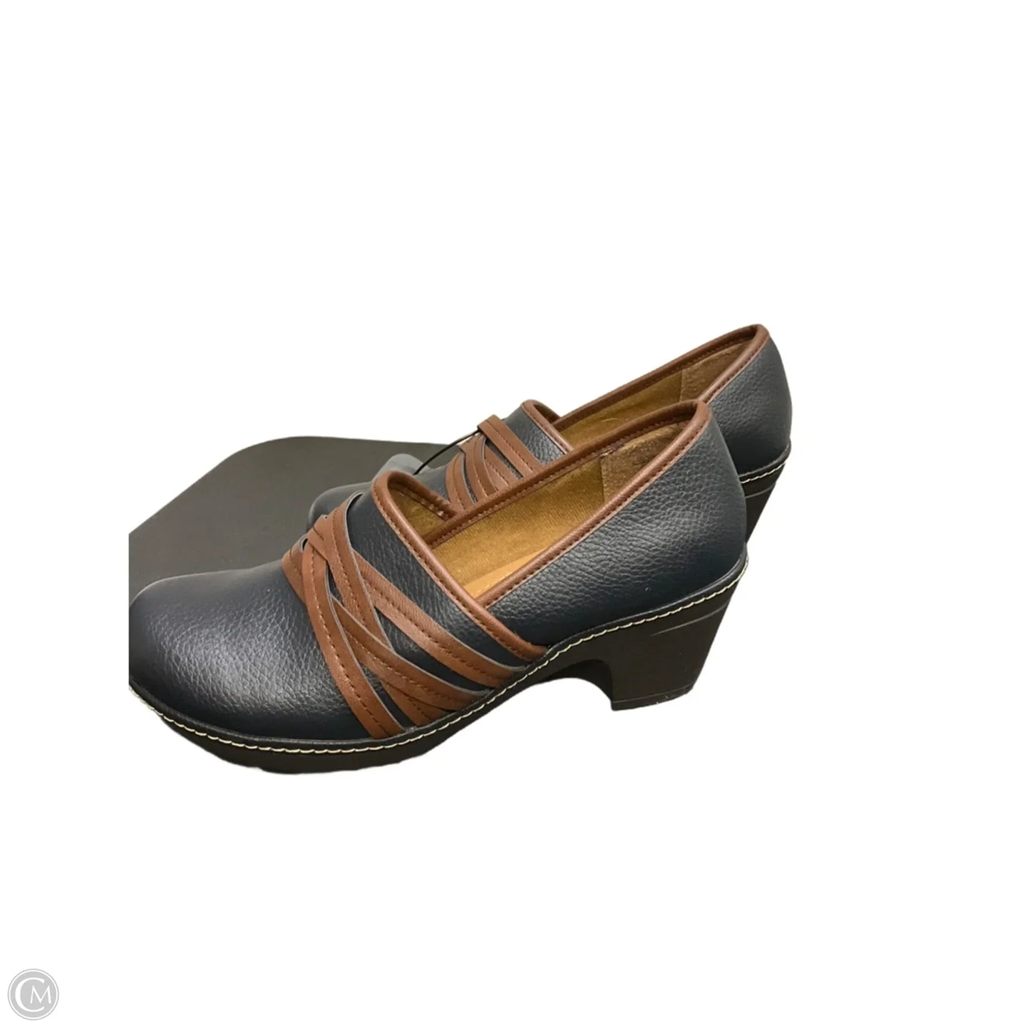 Shoes Heels Block By Thom Mccann In Navy, Size: 8