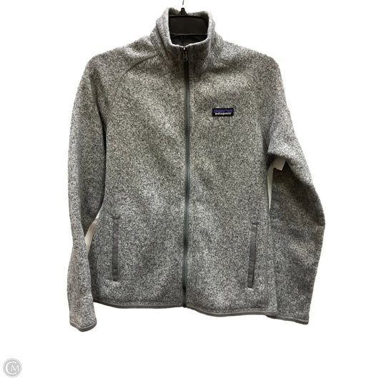 Sweatshirt Collar By Patagonia In Grey, Size: S