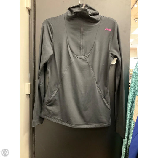 Athletic Jacket By Asics In Black, Size: S