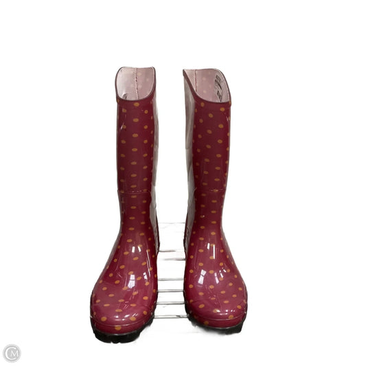 Boots Rain By Columbia In Polkadot Pattern, Size: 7
