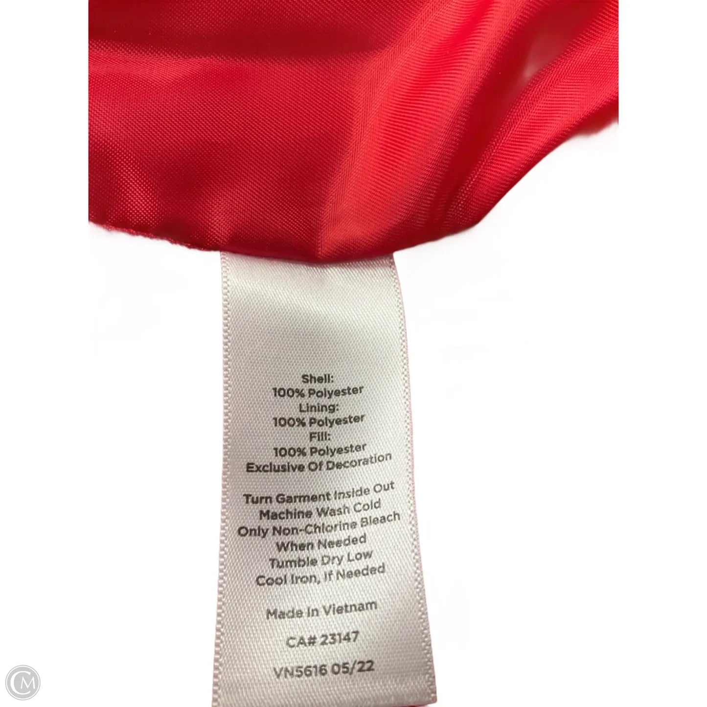 Jacket Puffer & Quilted By Talbots In Red, Size: 1x