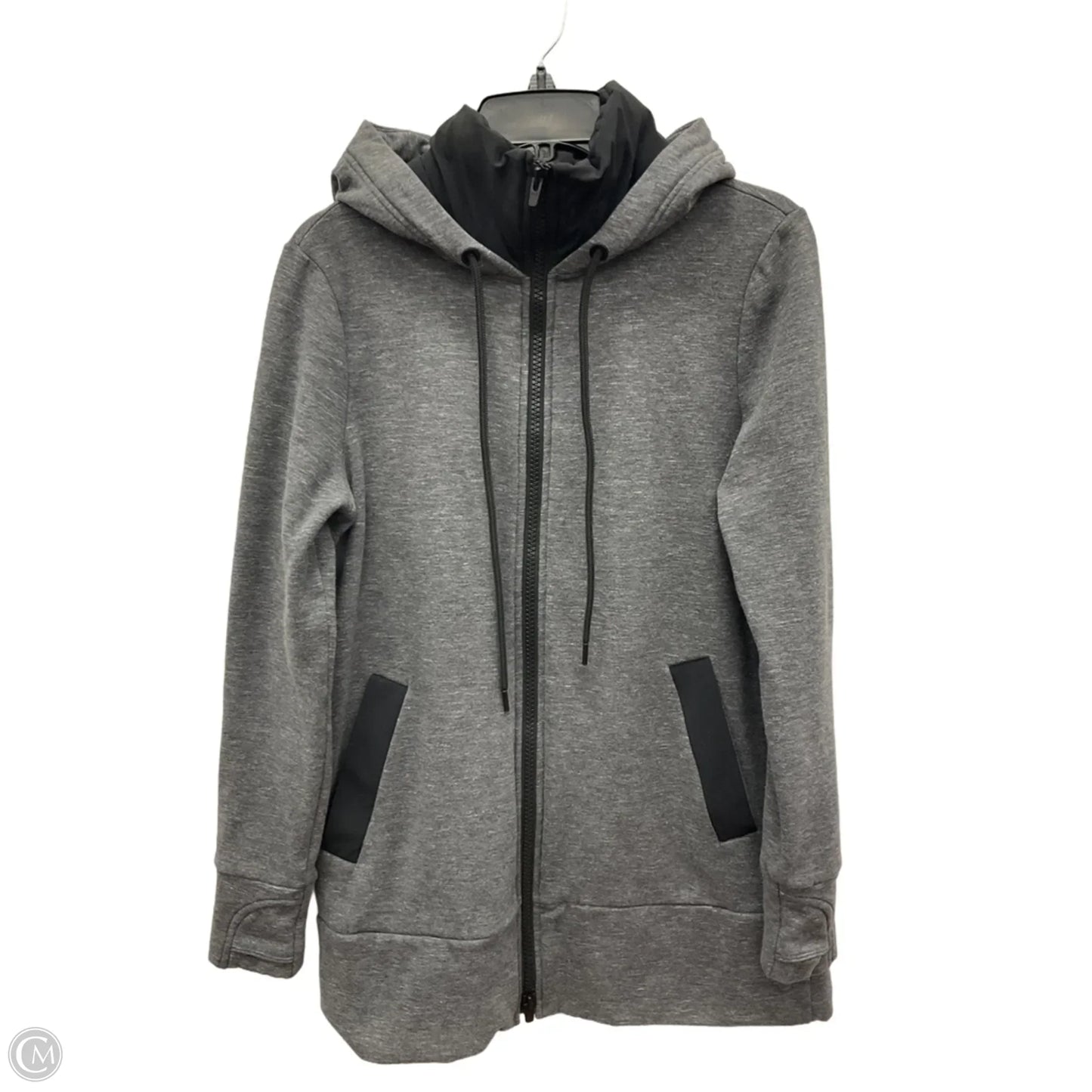 Athletic Sweatshirt Hoodie By Athleta In Grey, Size: S