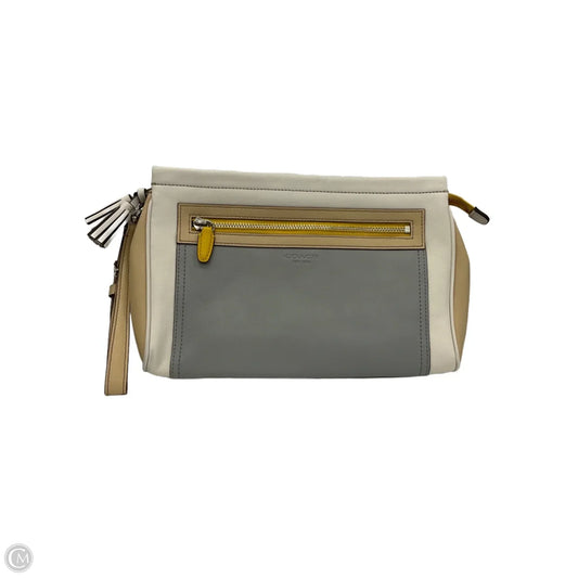 Clutch Designer By Coach, Size: Large