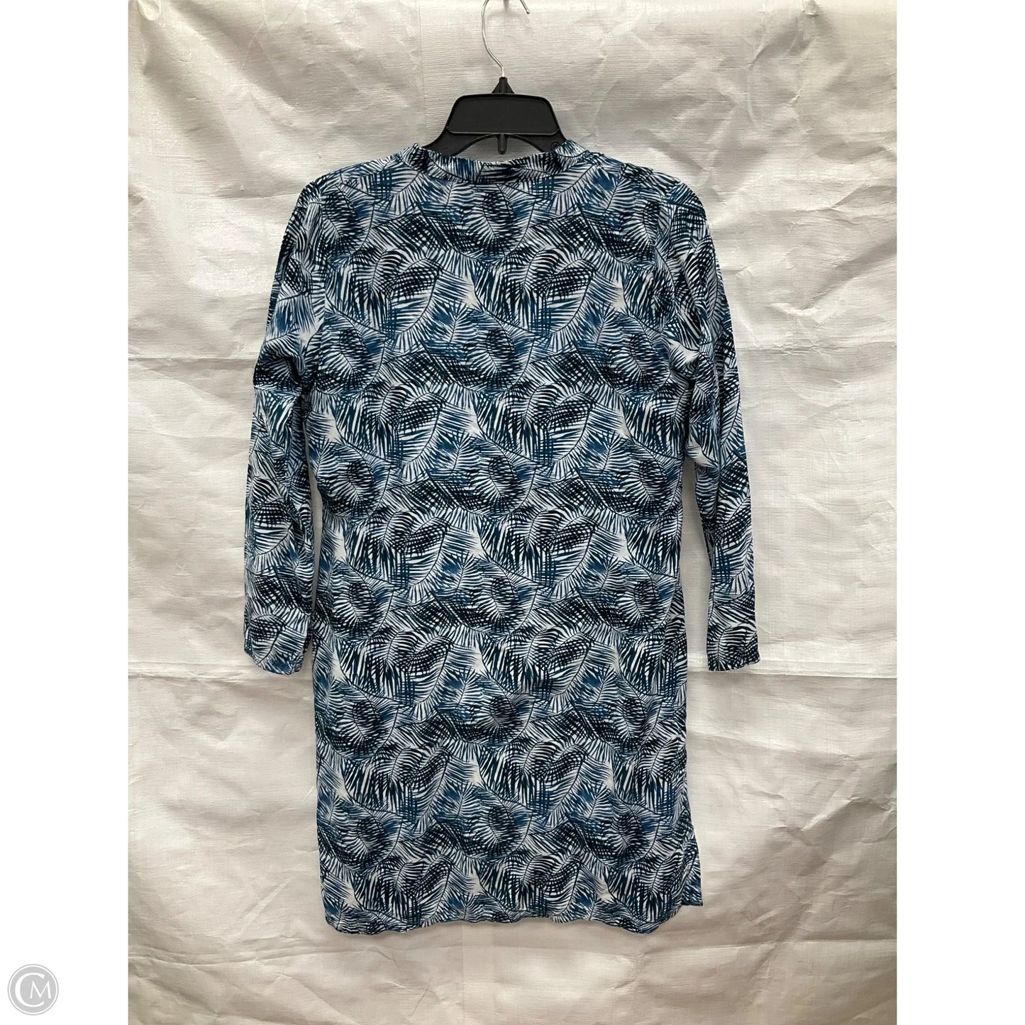 Dress Casual Midi By Eileen Fisher In Blue, Size: M