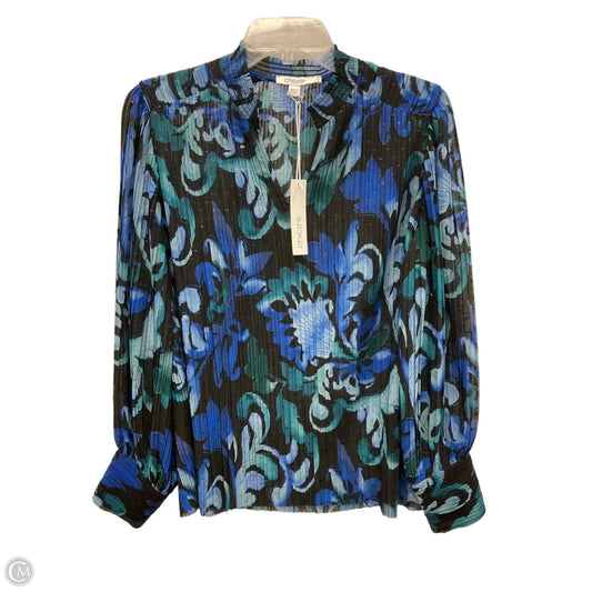 Top Long Sleeve By Chicos In Blue, Size: S