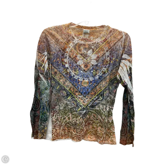 Top Long Sleeve By Laura Ashley In Multi-colored, Size: M