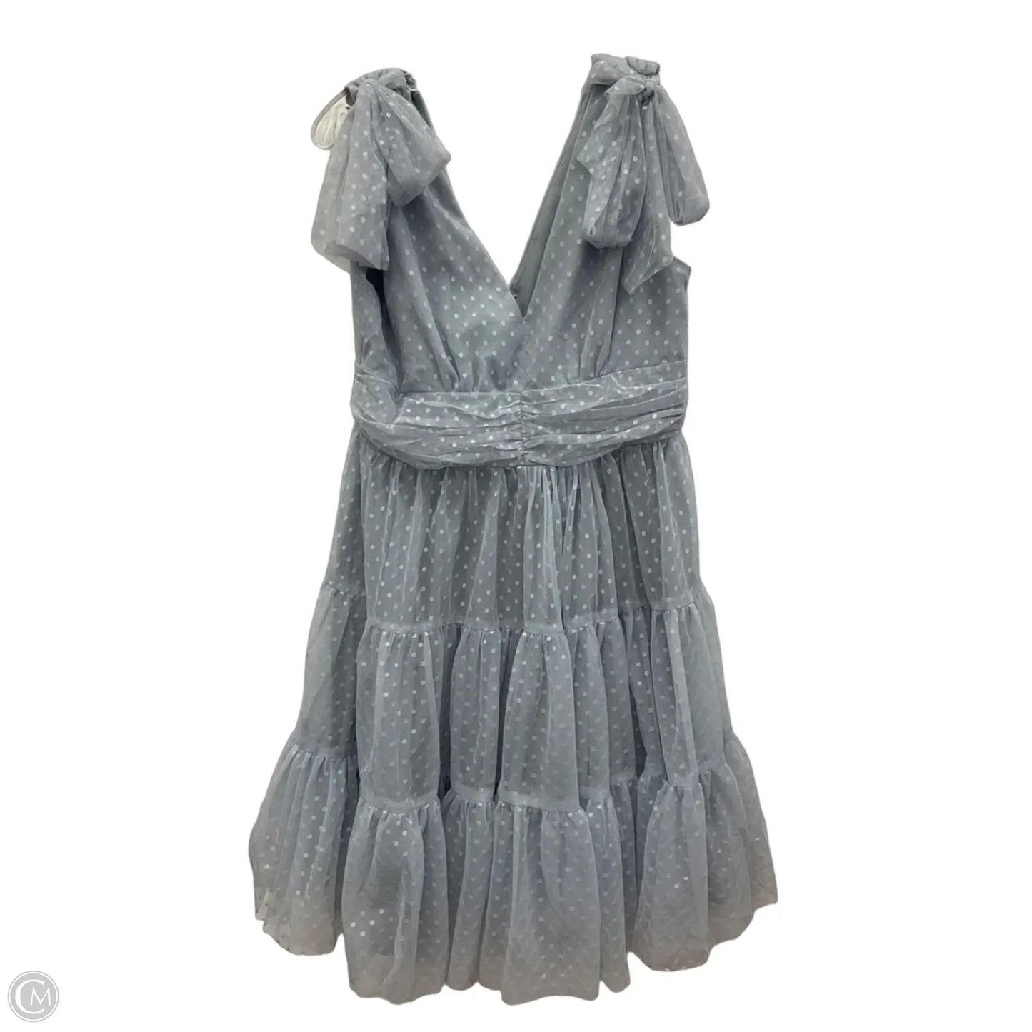 Dress Casual Midi By Clothes Mentor In Polkadot Pattern, Size: L