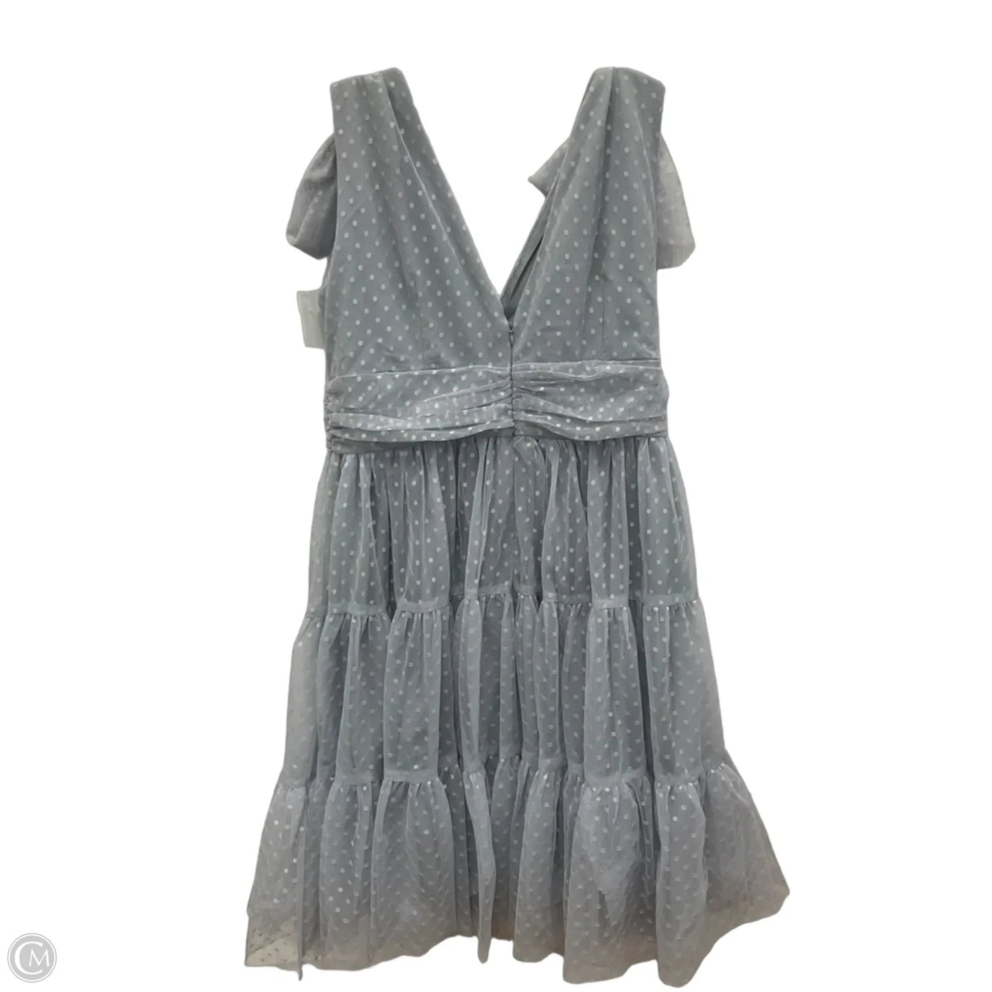 Dress Casual Midi By Clothes Mentor In Polkadot Pattern, Size: L