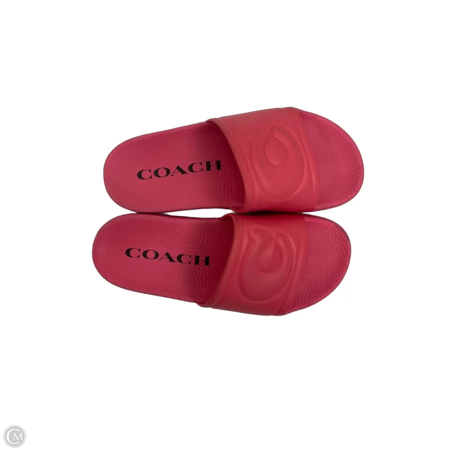 Sandals Designer By Coach In Pink, Size: 5