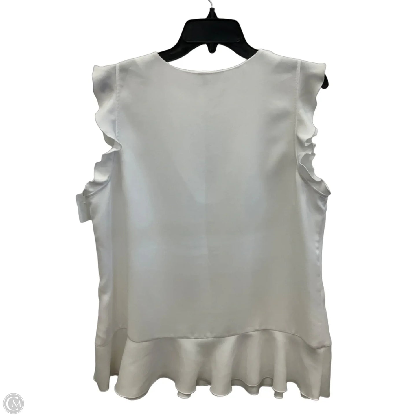 Top Sleeveless By Banana Republic In White, Size: Xl