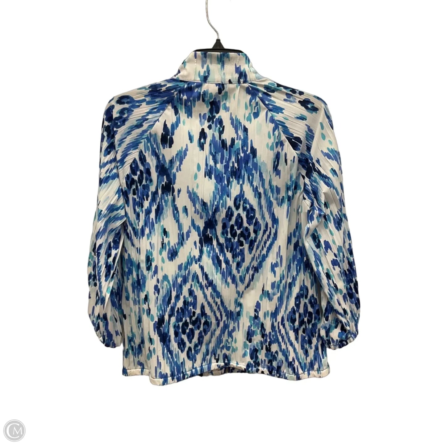 Jacket Windbreaker By Chicos In Animal Print, Size: Xs