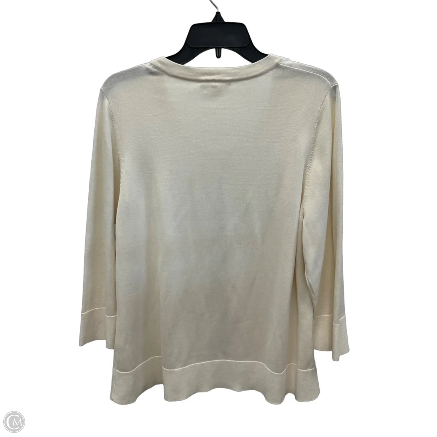Cardigan By Coldwater Creek In Cream, Size: Xl