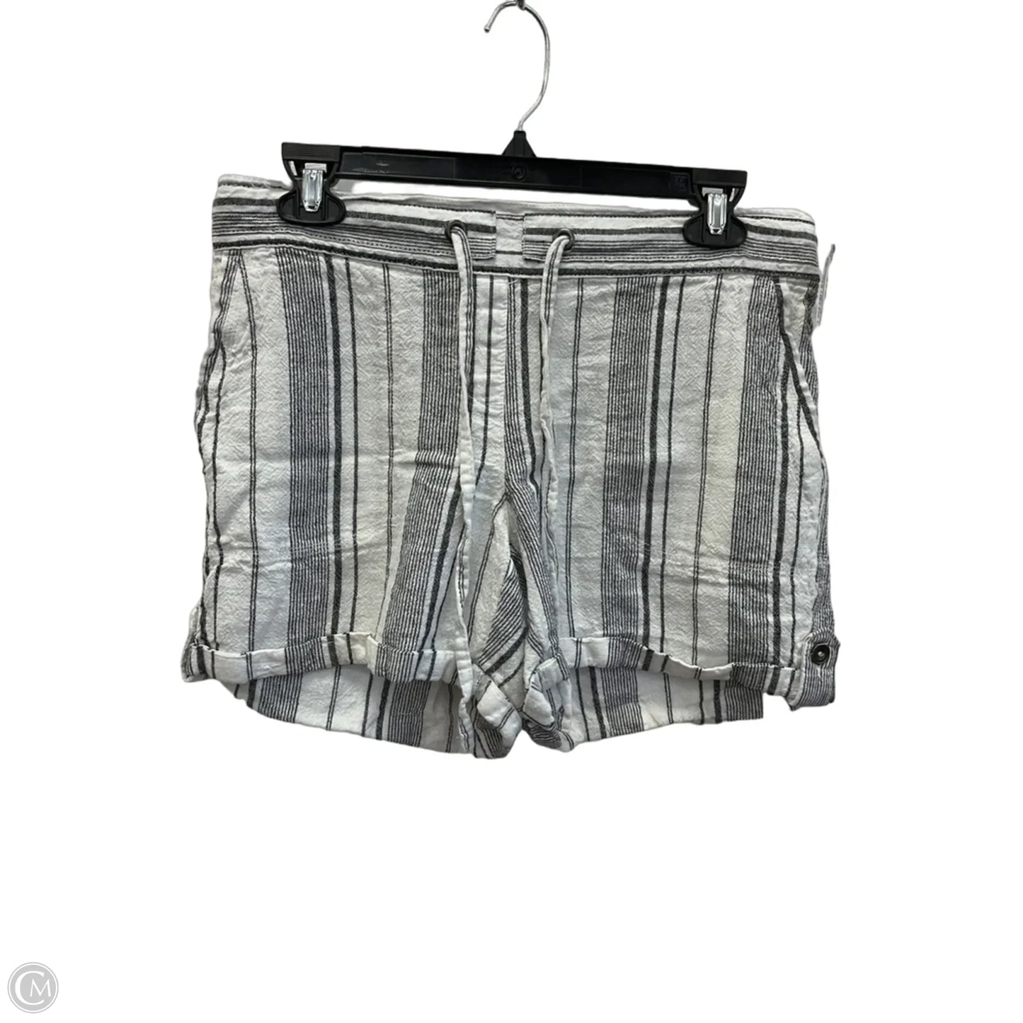 Shorts By Per Se In Striped Pattern, Size: M