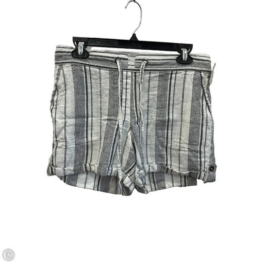 Shorts By Per Se In Striped Pattern, Size: M