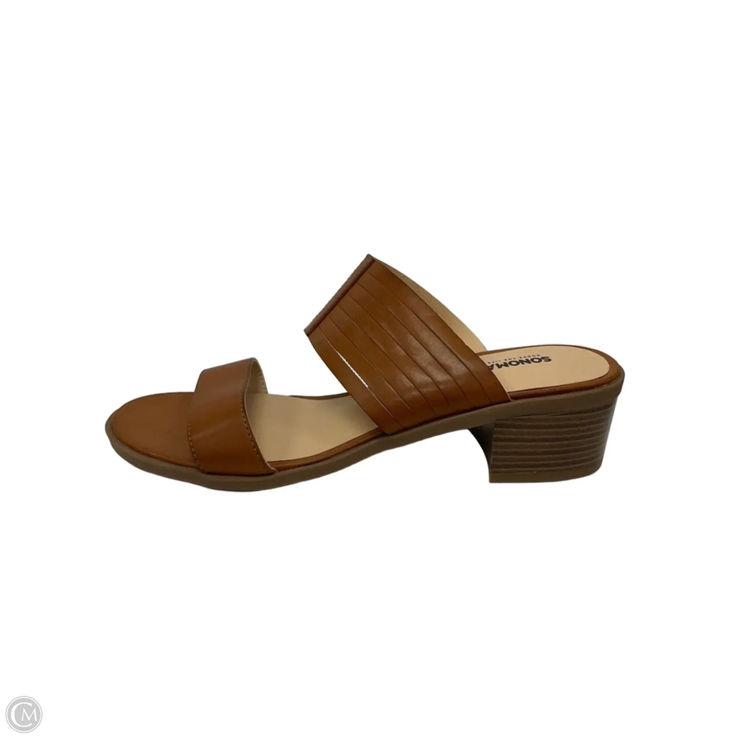 Sandals Heels Block By Sonoma In Brown, Size: 9.5