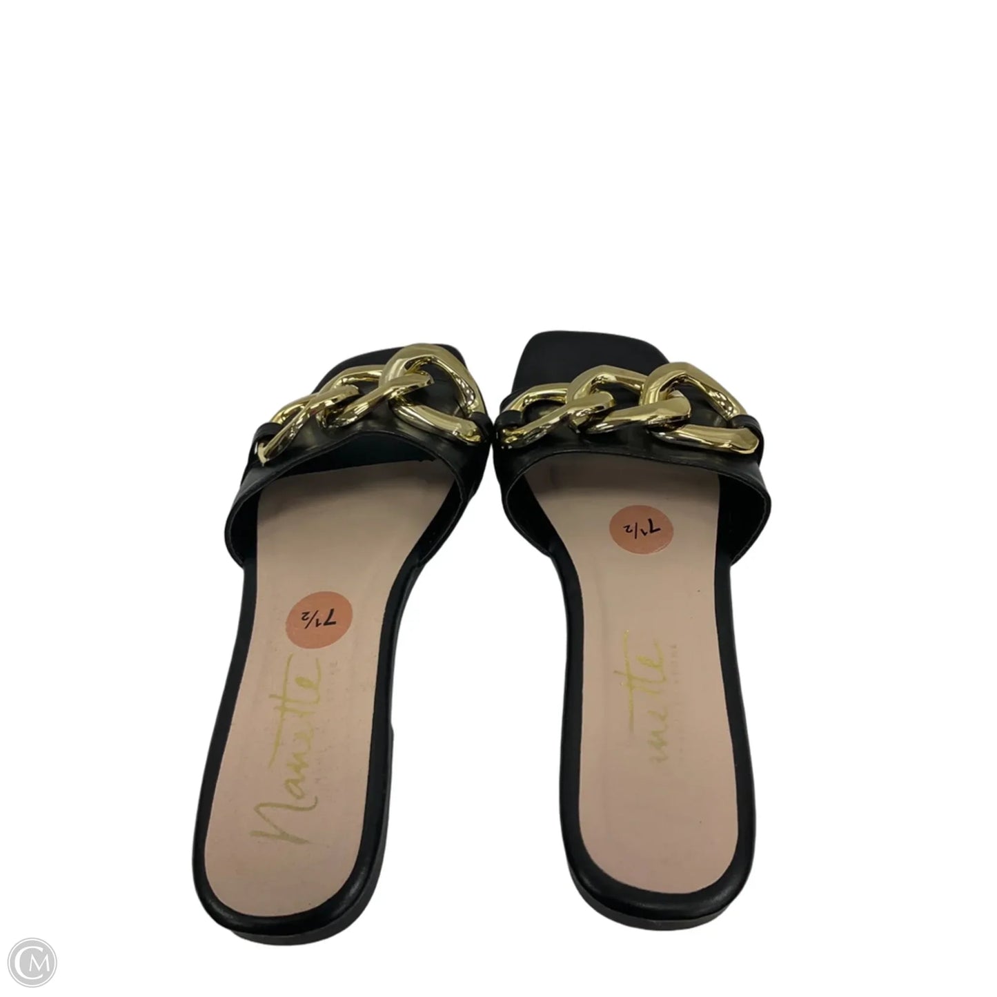 Sandals Flats By Nanette By Nanette Lepore In Black, Size: 7.5