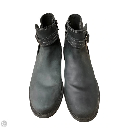 Boots Ankle Heels By Clarks In Black, Size: 8.5
