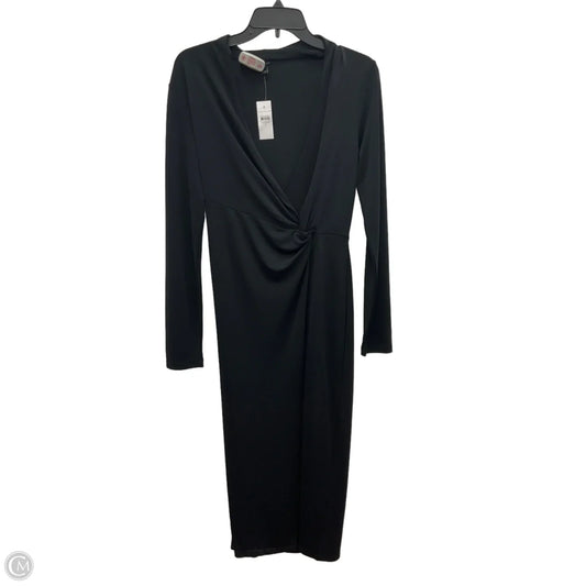 Dress Party Long By Ann Taylor In Black, Size: 8