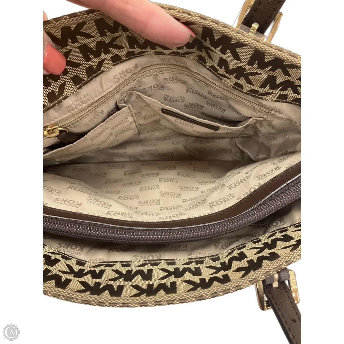 Handbag Designer By Michael Kors, Size: Medium