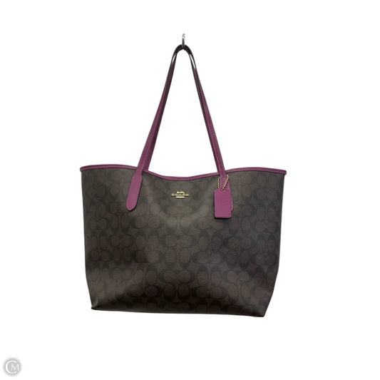 Tote Designer By Coach, Size: Large