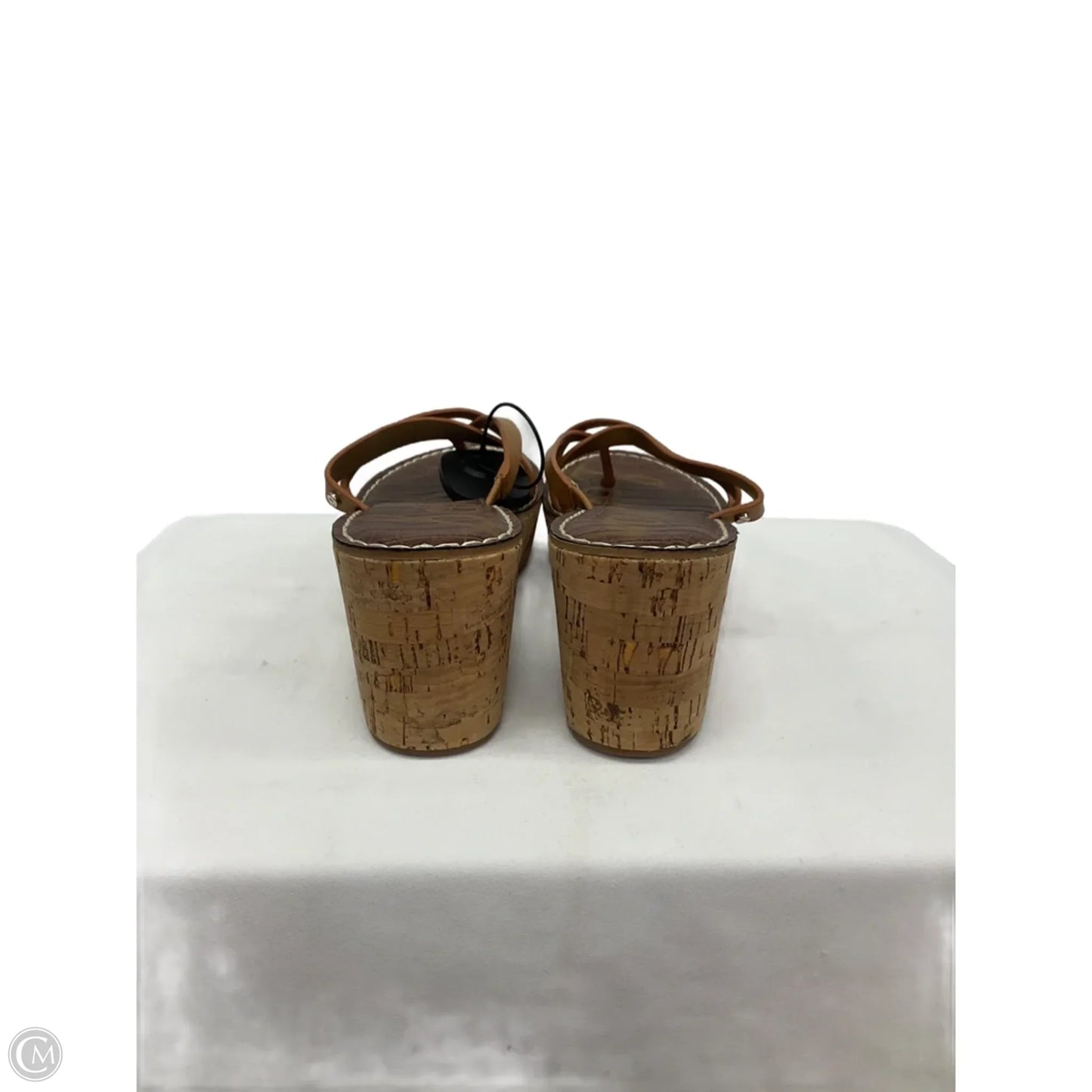 Sandals Heels Wedge By Sam Edelman In Brown, Size: 10