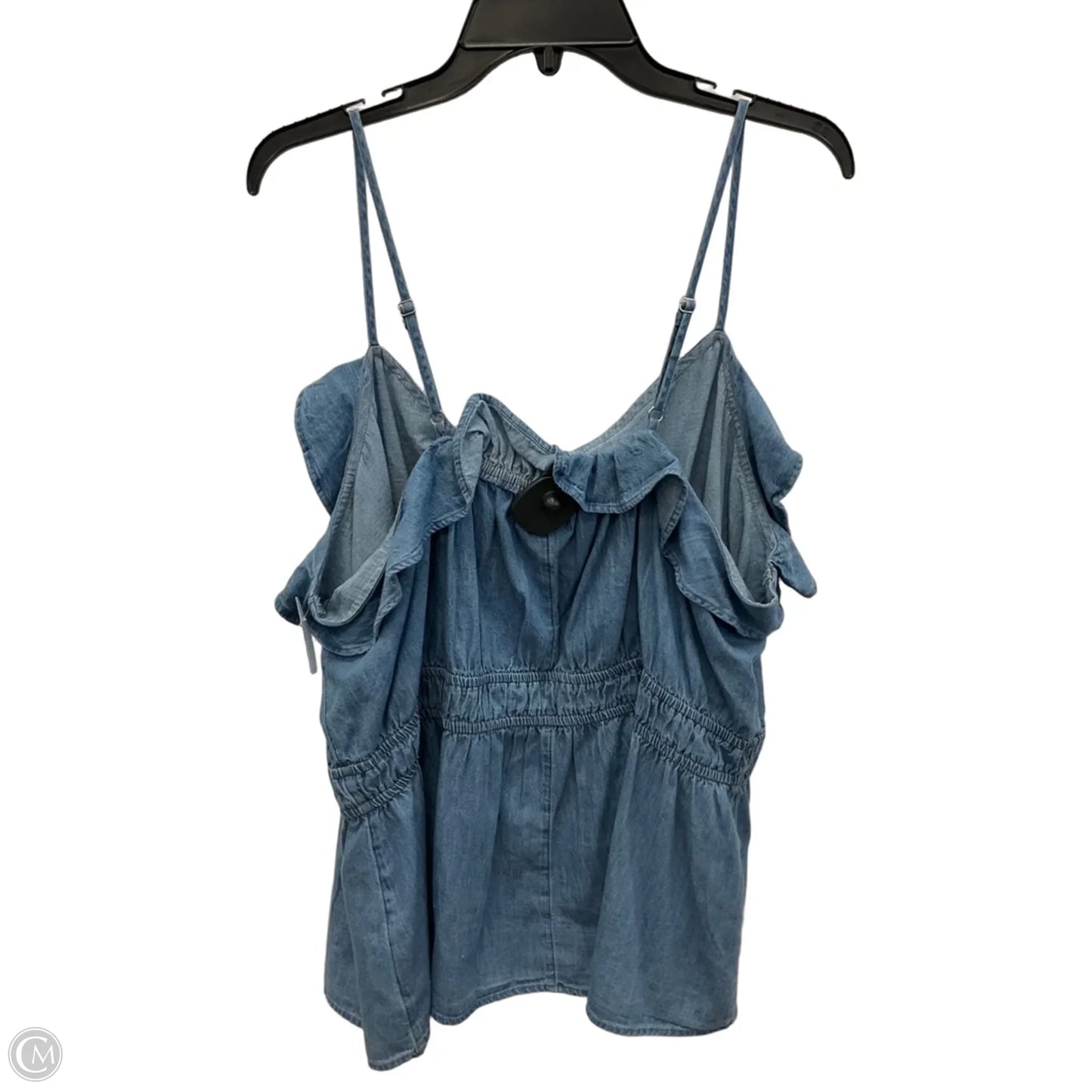 Top Sleeveless By Lane Bryant In Blue, Size: 3x
