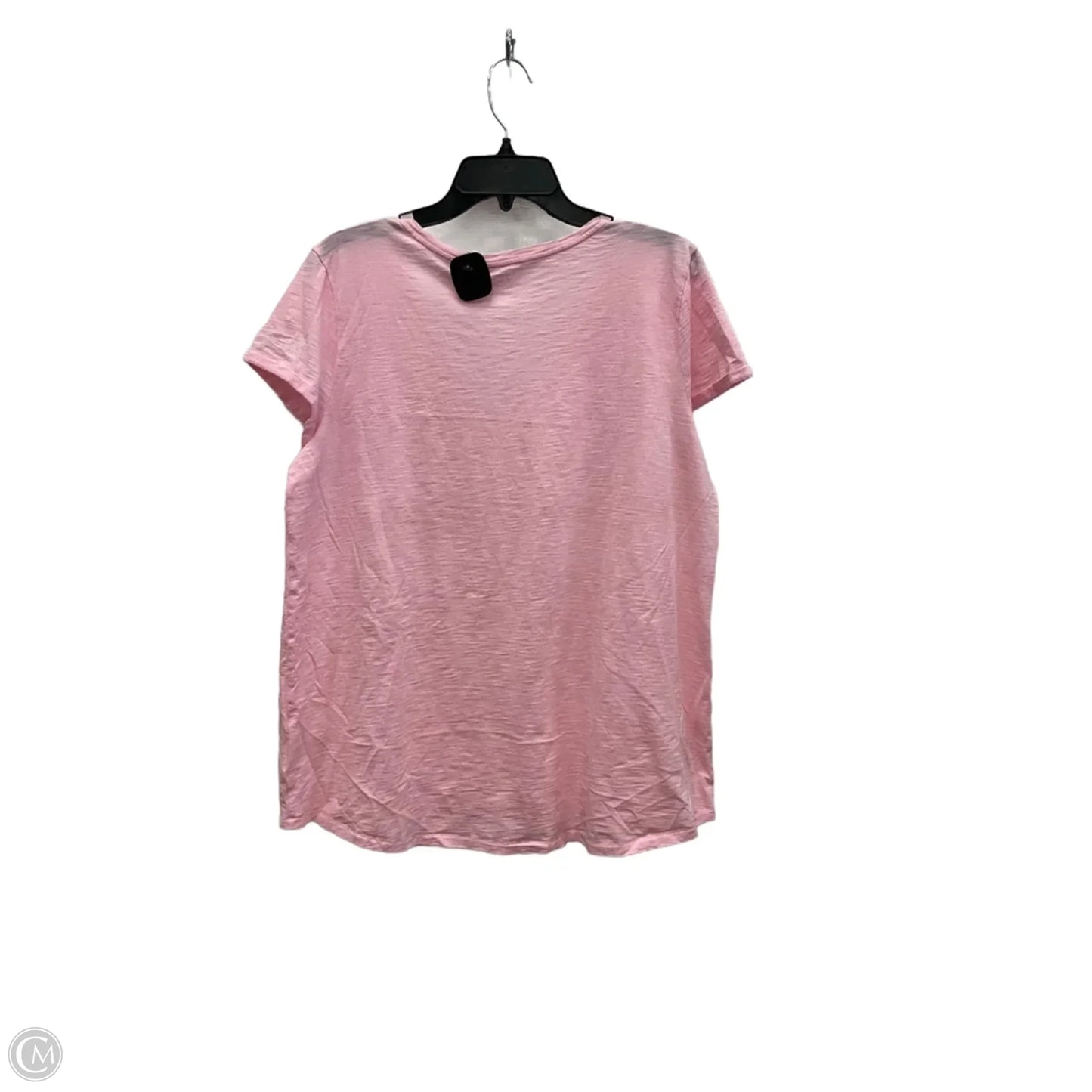 Top Short Sleeve Designer By Lilly Pulitzer In Pink, Size: Xl