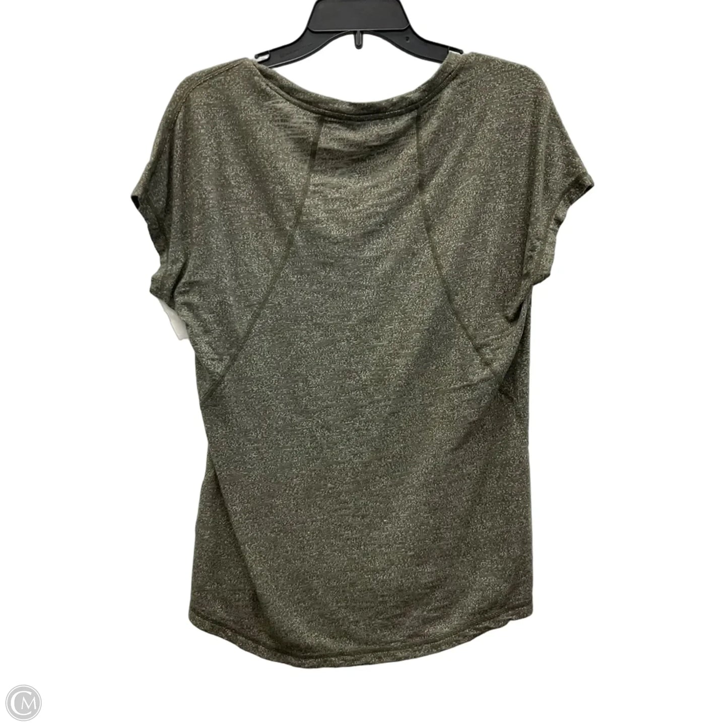 Athletic Top Short Sleeve By The North Face In Green, Size: S