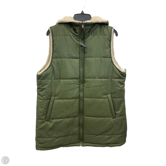Vest Puffer & Quilted By Cme In Green, Size: Xl