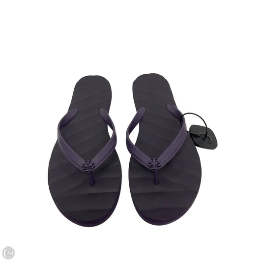 Sandals Designer By Tory Burch In Purple, Size: 10